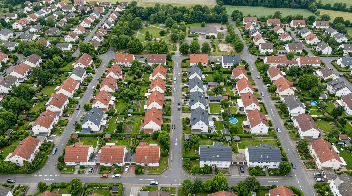 Versorgungsgebiet auf Karte